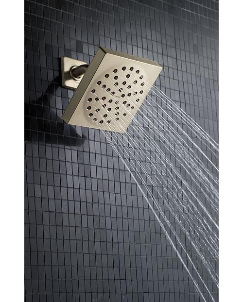 90 Degree - Raincan Shower Head - Brushed Nickel - 2.5 GPM
