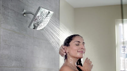 Velocity - Raincan Shower Head - Brushed Nickel - 2 GPM