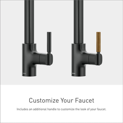Tenon - Pull-Down Bar Faucet - Matte Black - Right