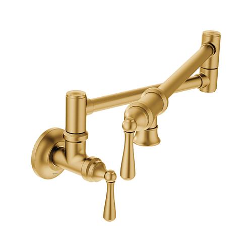 Traditional - Pot Filler Kitchen Faucet - Wall Mount