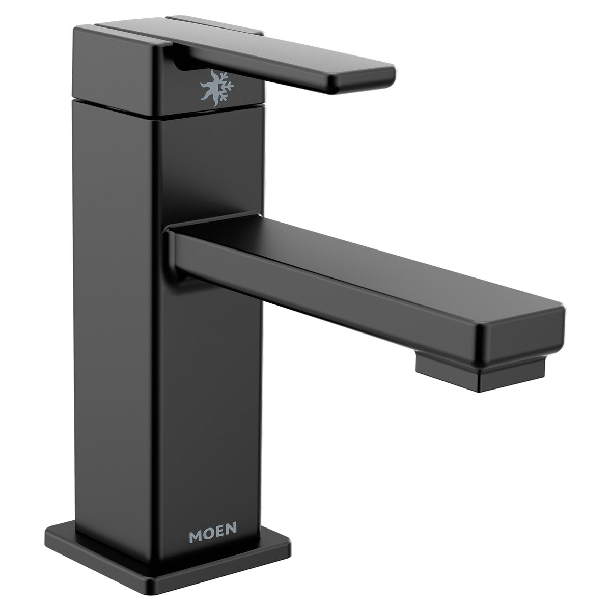 90 Degree - Low Arc Bathroom Faucet - Deck Mount - 1.2 GPM