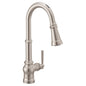 Moen® S72003EV2SRS S72003EV Paterson Pull-Down Kitchen Faucet, 1.5 gpm Flow Rate, Spot Resist Stainless, 1 Handles, 1 Faucet Holes, Domestic, Commercial