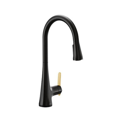 Sinema - Pull-Down Kitchen Faucet - Matte Black - Deck Mount