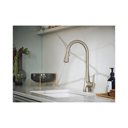 Sinema - Pull-Down Kitchen Faucet - Matte Black - Deck Mount