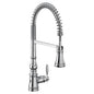 Moen® S73104EWC S73104EW Weymouth Flexible Faucet, 1.5 gpm Flow Rate, Chrome, 1 Handles, 3 Faucet Holes, Function: Touchless, Domestic