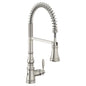 Moen® S73104EWSRS S73104EW Weymouth Flexible Faucet, 1.5 gpm Flow Rate, Spot Resist Stainless, 1 Handles, 3 Faucet Holes, Domestic