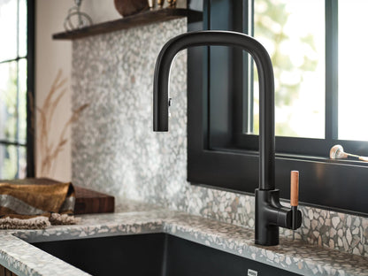 Tenon - Flexible Faucet - Matte Black - Deck Mount
