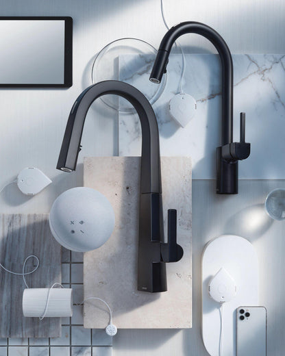 Nio Smart - Pull-Down Kitchen Faucet - Matte Black - 1.5 GPM