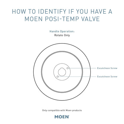 Moen® T8389EP1 Tub and Shower Trim, Moen® Tub and Shower Trim, 1.75 gpmhower