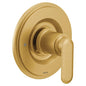 Greenfield - Transitional Valve Trim - Brushed Gold - Wall