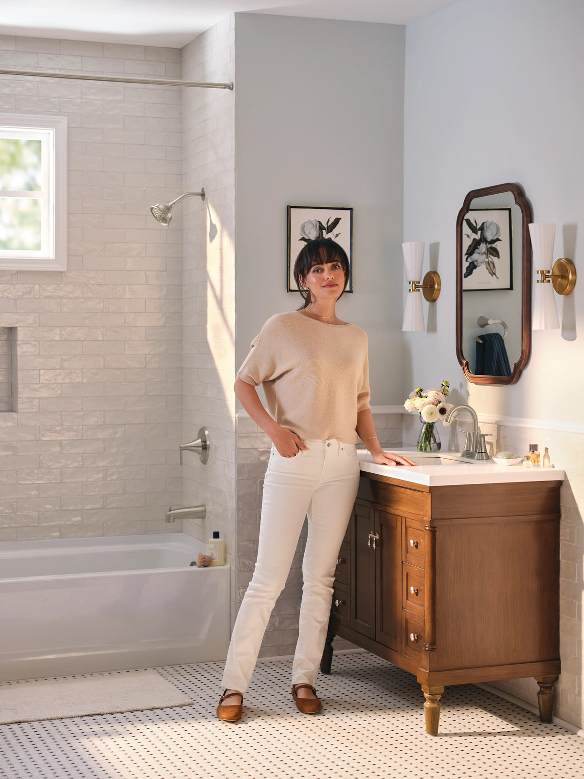 Jase - Transitional Faucet - Brushed Nickel - 8.13"