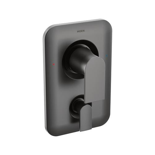 Genta - Tub/Shower Valve Trim - Matte Black - Wall Mount