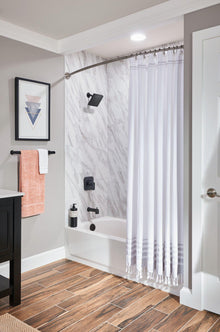 Genta Lx M-Core - Tub/Shower Trim - Matte Black - 7-1/2" D