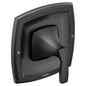 Voss - Modern Valve Trim - Matte Black - Wall Mount