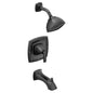 Moen® T2693EPBL T2693 Modern Tub and Shower Trim, 1.75 gpm Shower, Matte Black