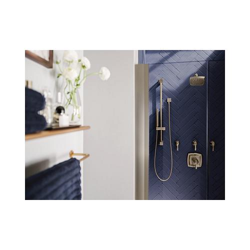 Arris - Volume Control Valve Trim - Matte Black - Wall Mount