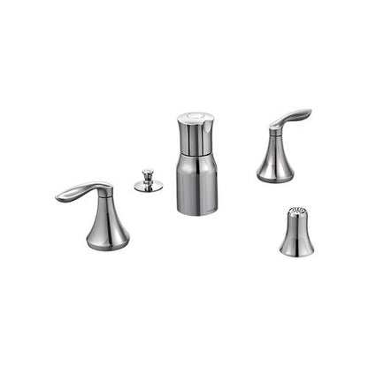 Eva - Widespread Bidet Faucet - Deck Mount