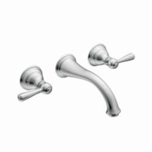 Moen® Kingsley® Bathroom Faucet, 1.5 gpm Flow Rate, 15 in H Spout, 8 in Center, 2 Handles, Function: Traditional