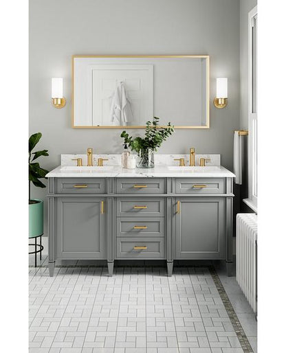 Align - 8.6" Hand Towel Bar - Brushed Gold - Zinc