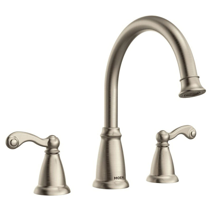 Moen® Traditional® Roman Tub Faucet, 10 in Center, 2 Handles, Function: Traditional, Domestic