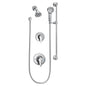 Moen® T9342EP15 M-DURA™ Trim Kit, 3-5/16 in Dia Shower Head, 1.5 gpm Flow Rate, Polished Chrome, Domestic