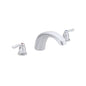 Chateau - Roman Tub Faucet - Brushed Chrome - Deck Mount