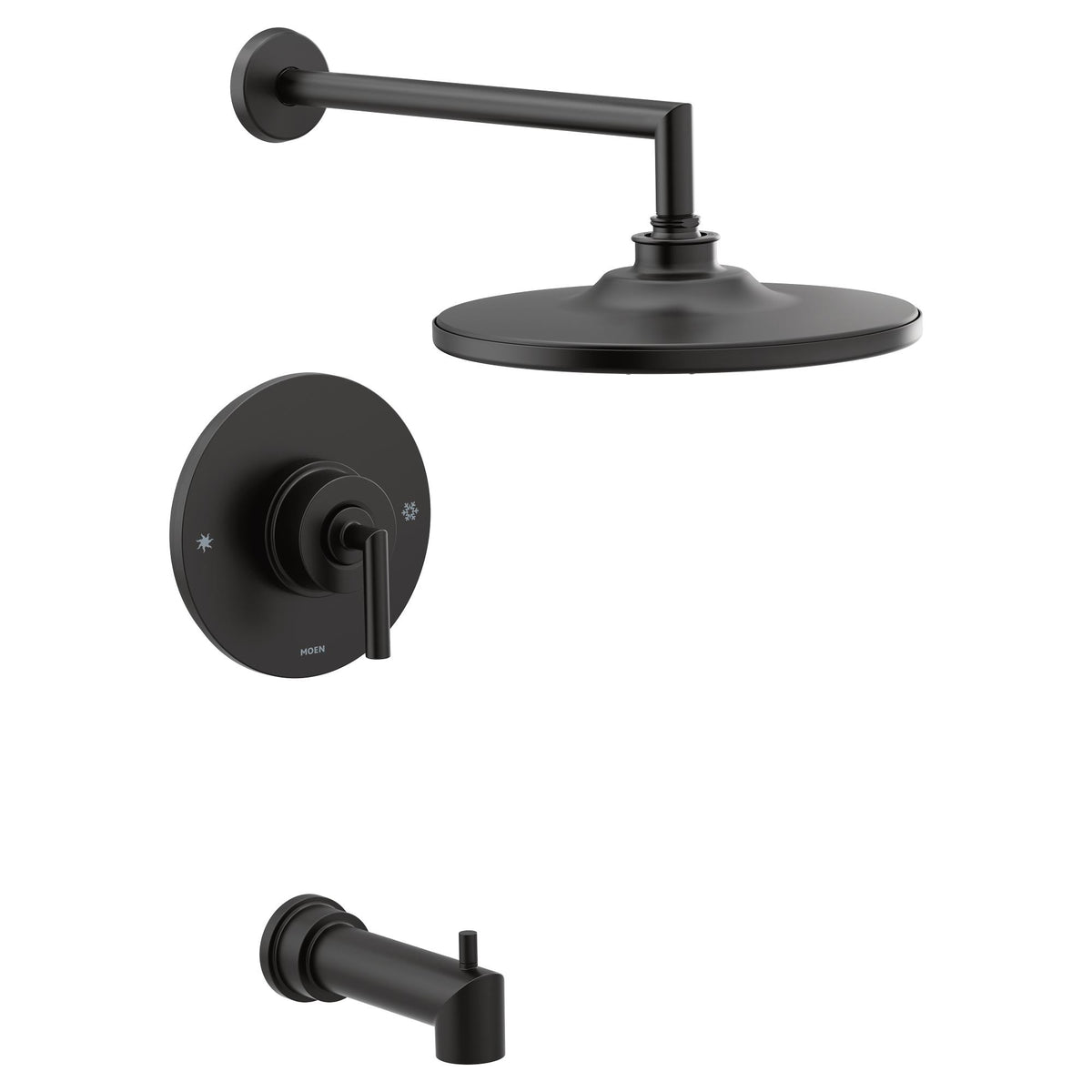 Arris - Eco-Performance Tub/Shower Trim - Matte Black