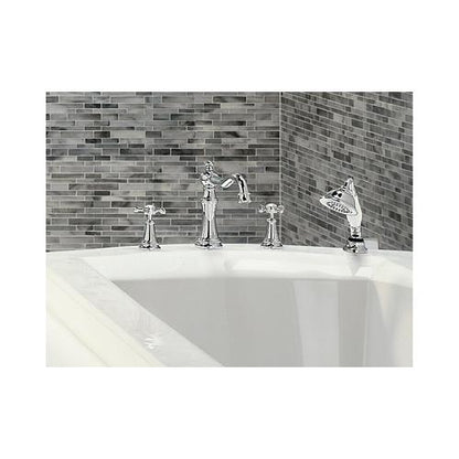 Weymouth Roman Tub Faucet Trim, Brushed Nickel