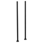 Moen® TS25105BL TS25105 Weymouth 2-Hole Tub Filler Risers, For Use With S22105 series tub filler, 3/4 in Nominal Size, MNPT End Style, Metal, Matte Black, Domestic