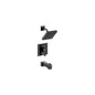Moen® TS2713EPBL TS2713EP Modern Tub and Shower Trim, 1.75 gpm Shower, Matte Black