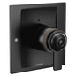 Commercial Shower Trim - Matte Black - 6.43" H x 6.43" W