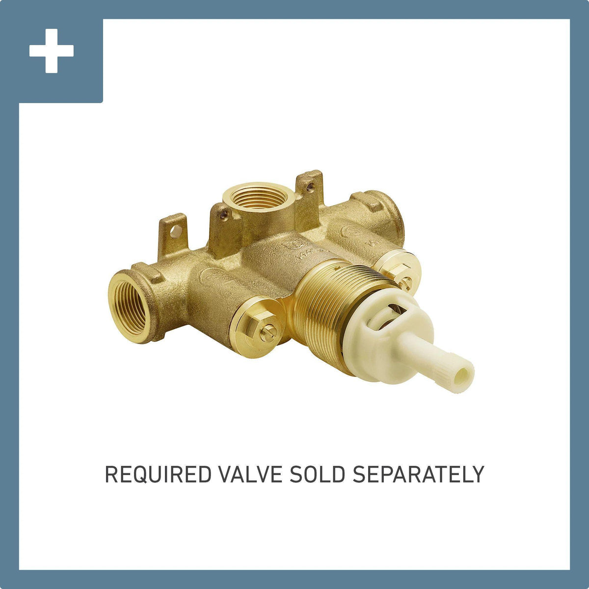 Cia - Thermostatic Shower Trim - Brushed Gold - Wall Mount