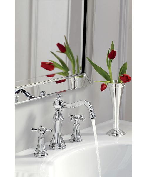 Weymouth Widespread Bathroom Faucet, Brushed Nickel