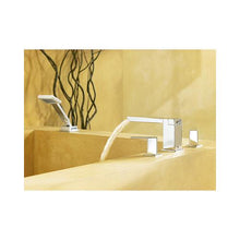90 Degree - Widespread Roman Tub Faucet - Brushed Nickel