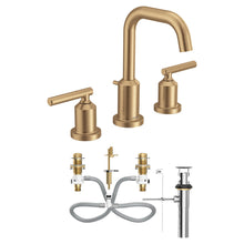 Widespread Sink Faucet - Bronzed Gold