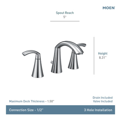 Glyde - High Arc Bathroom Faucet - 1.2 GPM - 4-3/16"