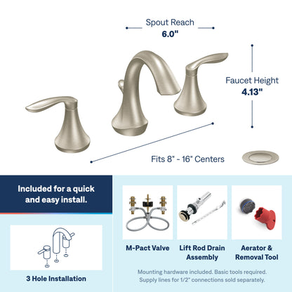Eva - High Arc Bathroom Faucet - 1.2 GPM - 6"
