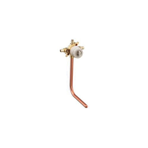 Moen® M-Pact™ M-Core™ U140CXS-PF 4-Port Rough-In Valve, 1/2 in Cold Expansion PEX Inlet x 1/2 in Cold Expansion PEX Outlet, 200 psi Air/300 psi Water Pressure, Brass Body, Domestic