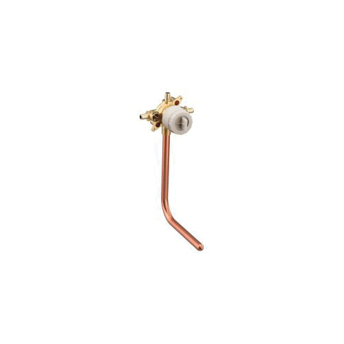 Moen® M-Pact™ M-Core™ U140XS-PF 4-Port Rough-In Valve, 1/2 in PEX Inlet x 1/2 in PEX Outlet, 200 psi Air/300 psi Water Pressure, Brass Body, Domestic