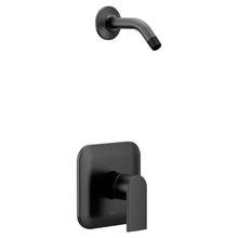 Genta Lx M-Core - Shower Trim - Matte Black - 7-1/2" D