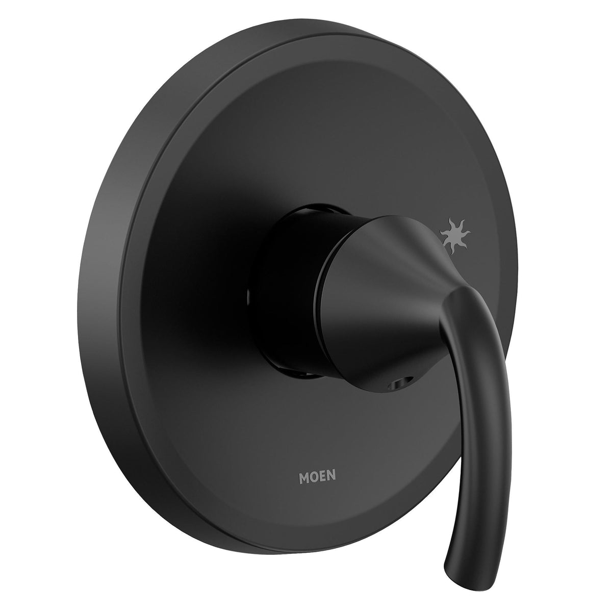 Glyde M-Core - Valve Trim - Matte Black - Wall Mount