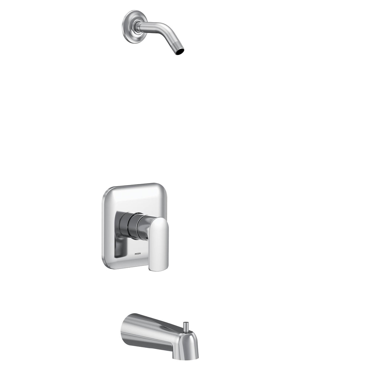 Rizon M-Core - Tub/Shower Trim - Polished Chrome - 8" D
