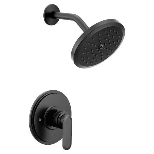 Moen® UT33322EPBL UT33322 Transitional Shower Trim, 1.75 gpm Shower, Matte Black