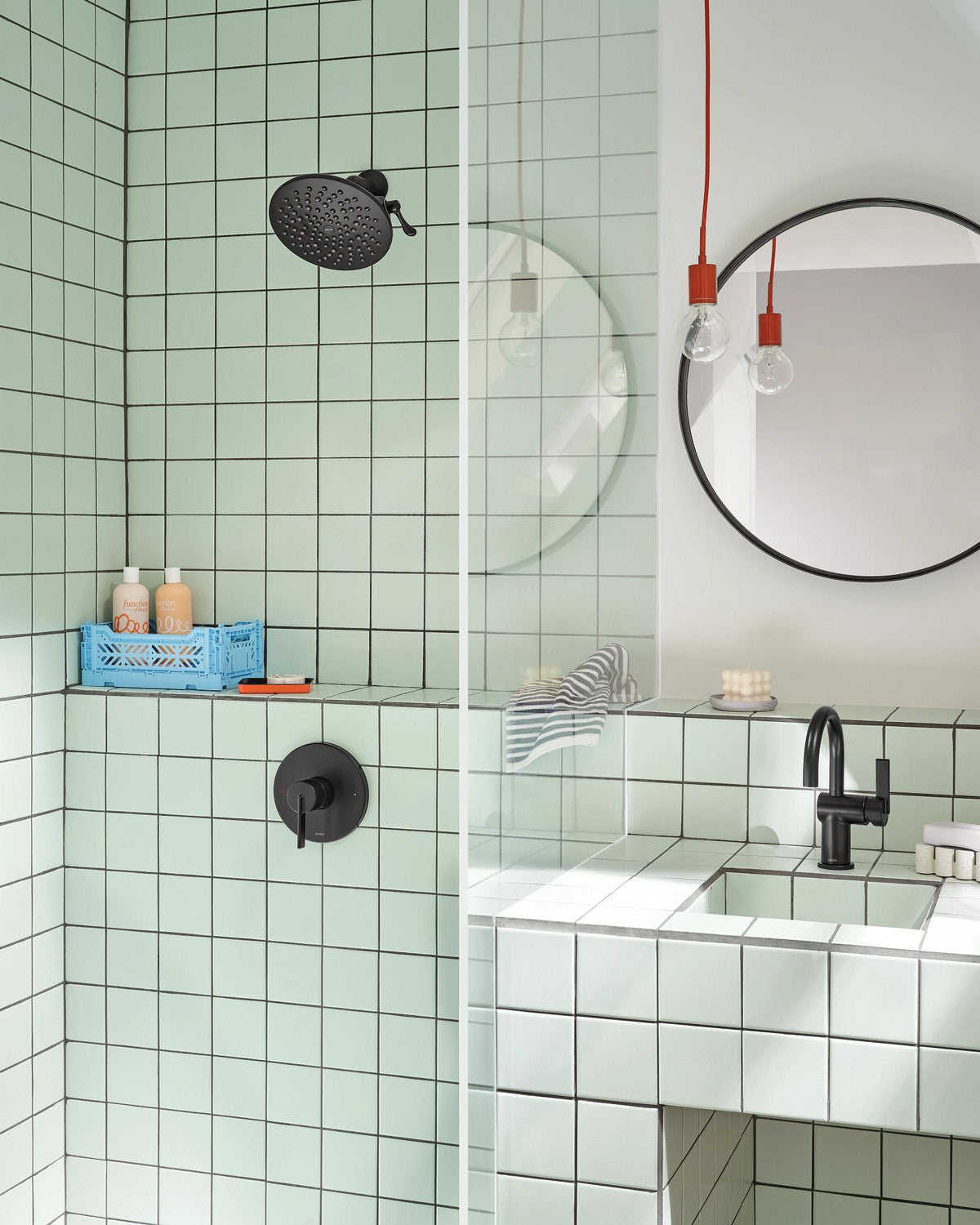 Cia M-Core - Shower Trim Only - Matte Black - 2.5 GPM Shower