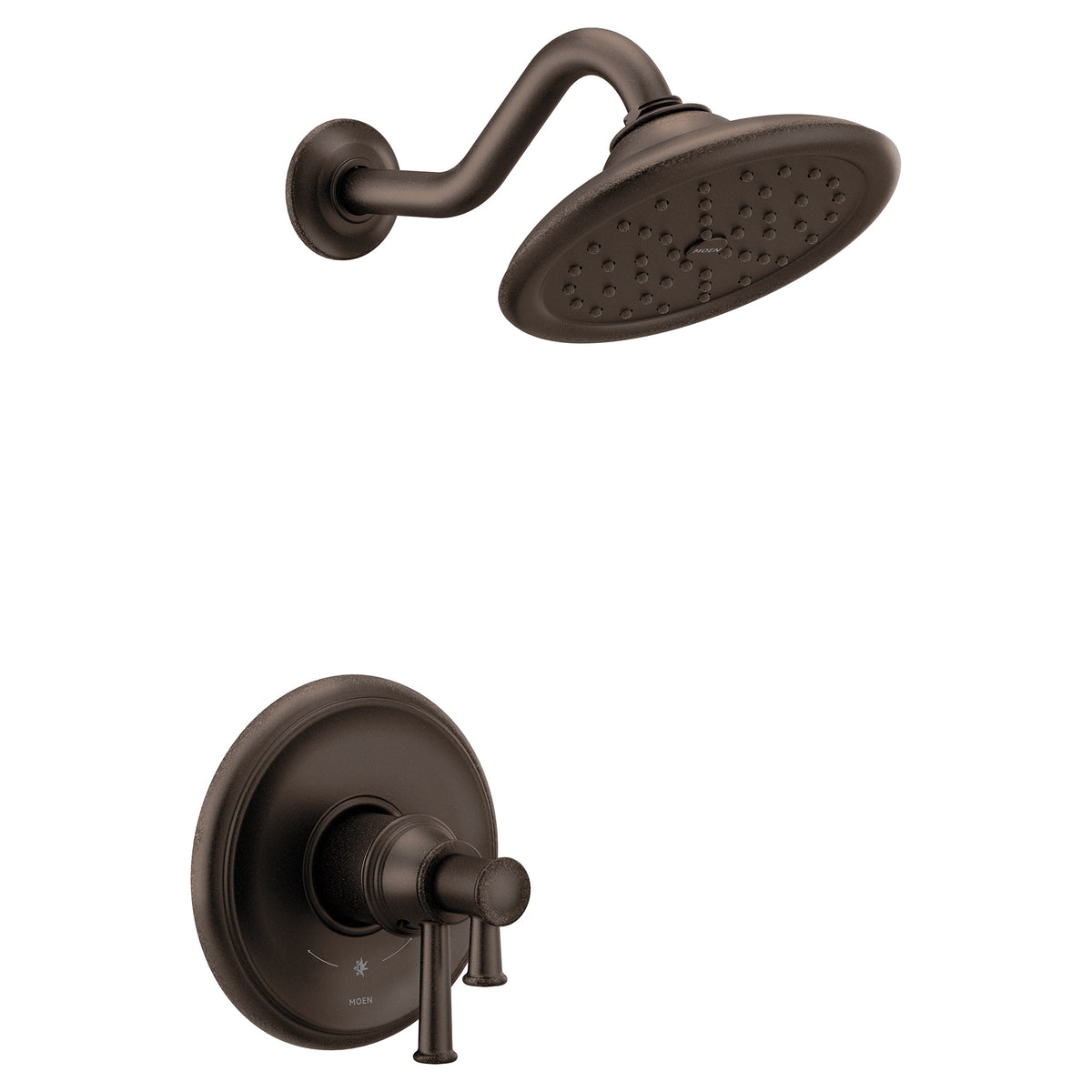 Moen® UT4312EPORB UT4312EP Traditional Shower Trim, 1.75 gpm Shower, Oil Rubbed Bronze