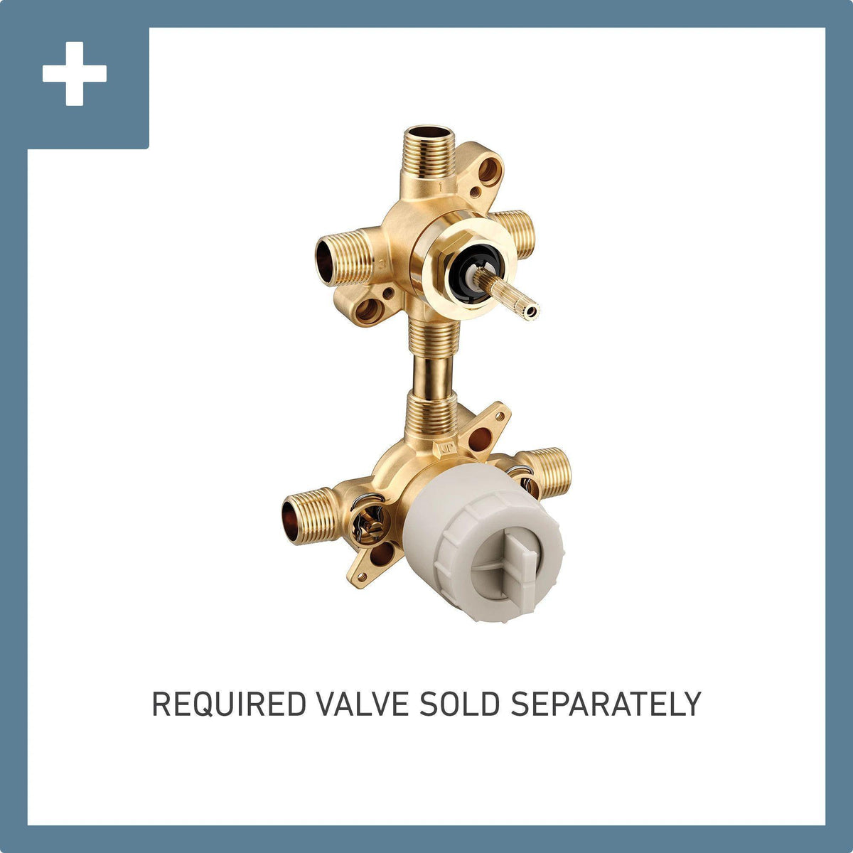 Moen® M-Pact™ UTS9211BL Transfer Valve Trim With Integrated Diverter, Matte Black