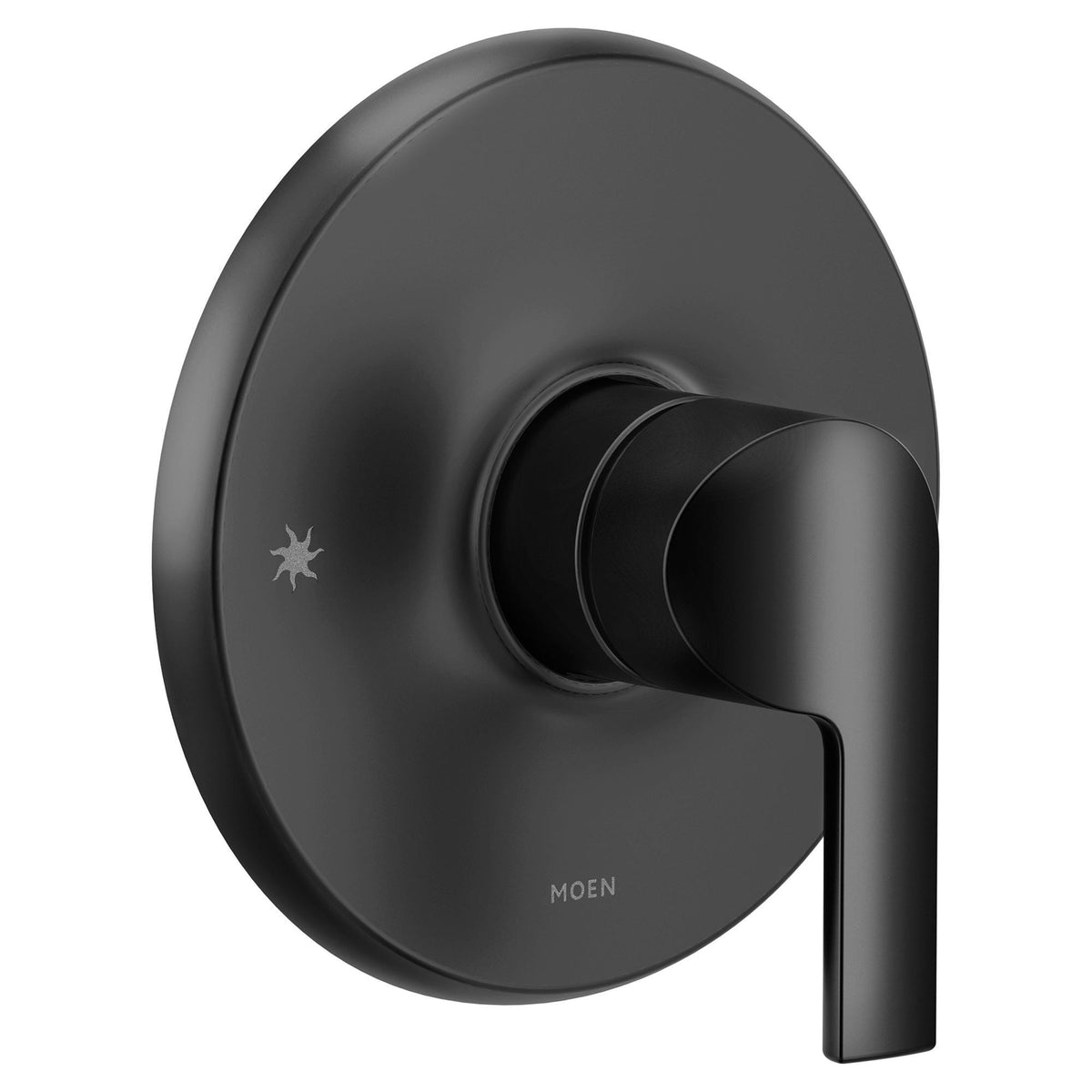 Doux - Tub/Shower Valve Only Trim - Matte Black - Wall Mount