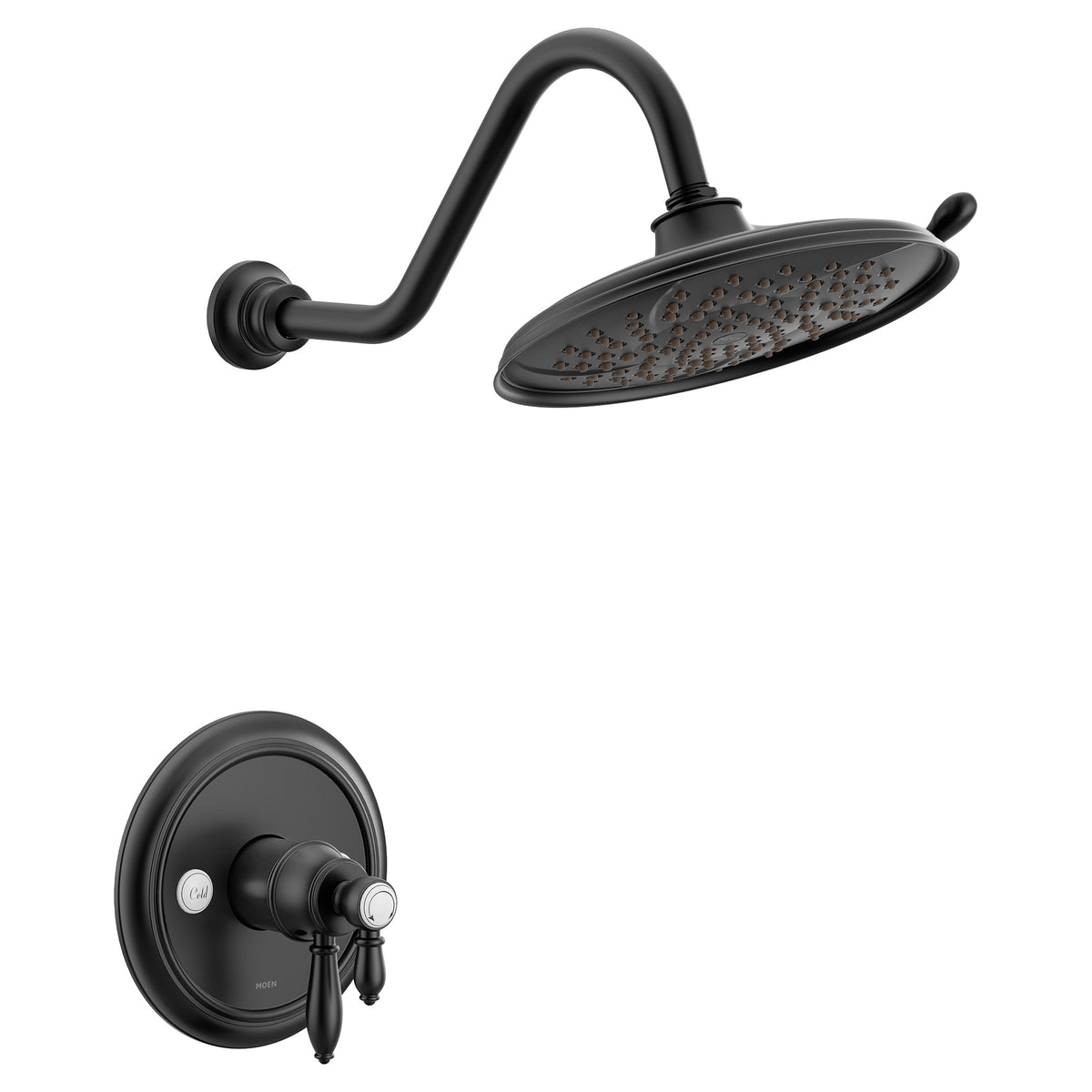 Weymouth - Universal Shower Trim - Matte Black - 7-1/2"