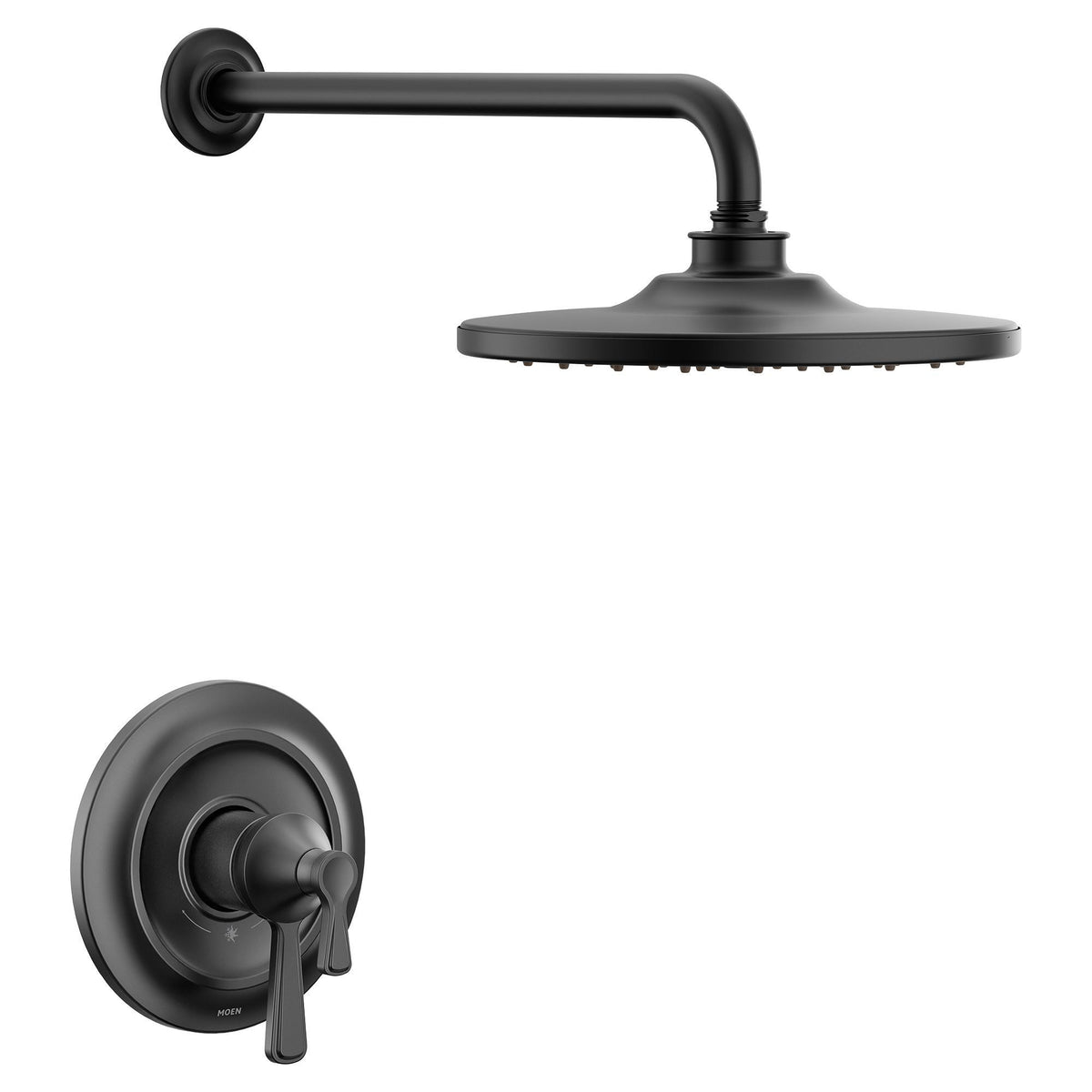 Colinet - Universal Shower Trim - Matte Black - 8-7/8"