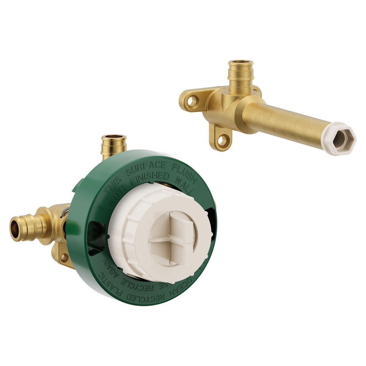 Moen® WMV130CXS M-pact Rough-in Valve, 1/2 in Cold Expansion PEX Inlet, 8 gpm Flow Rate, Brass Body, Domestic